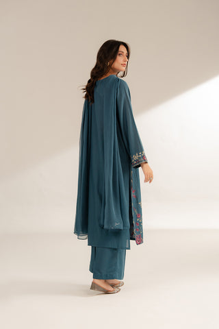 3 Piece Lawn Karandi Embroidered Suit (CS0307)