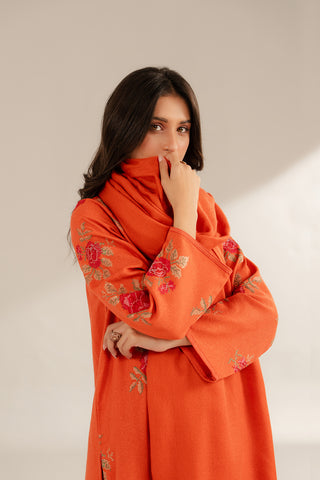 3 Piece Cotton Karandi Embroidered Suit (CS0310)
