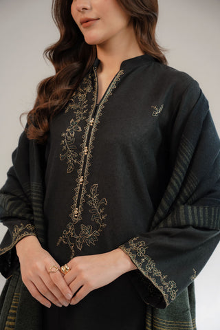 3 Piece Cotton Karandi Embroidered Suit (CS0311)