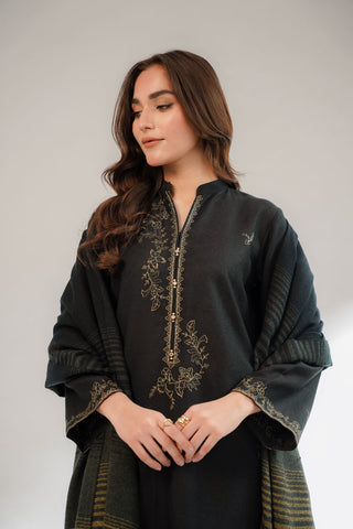 3 Piece Cotton Karandi Embroidered Suit (CS0311)