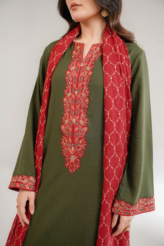 3 Piece Lawn Karandi Embroidered Suit (CS0312)