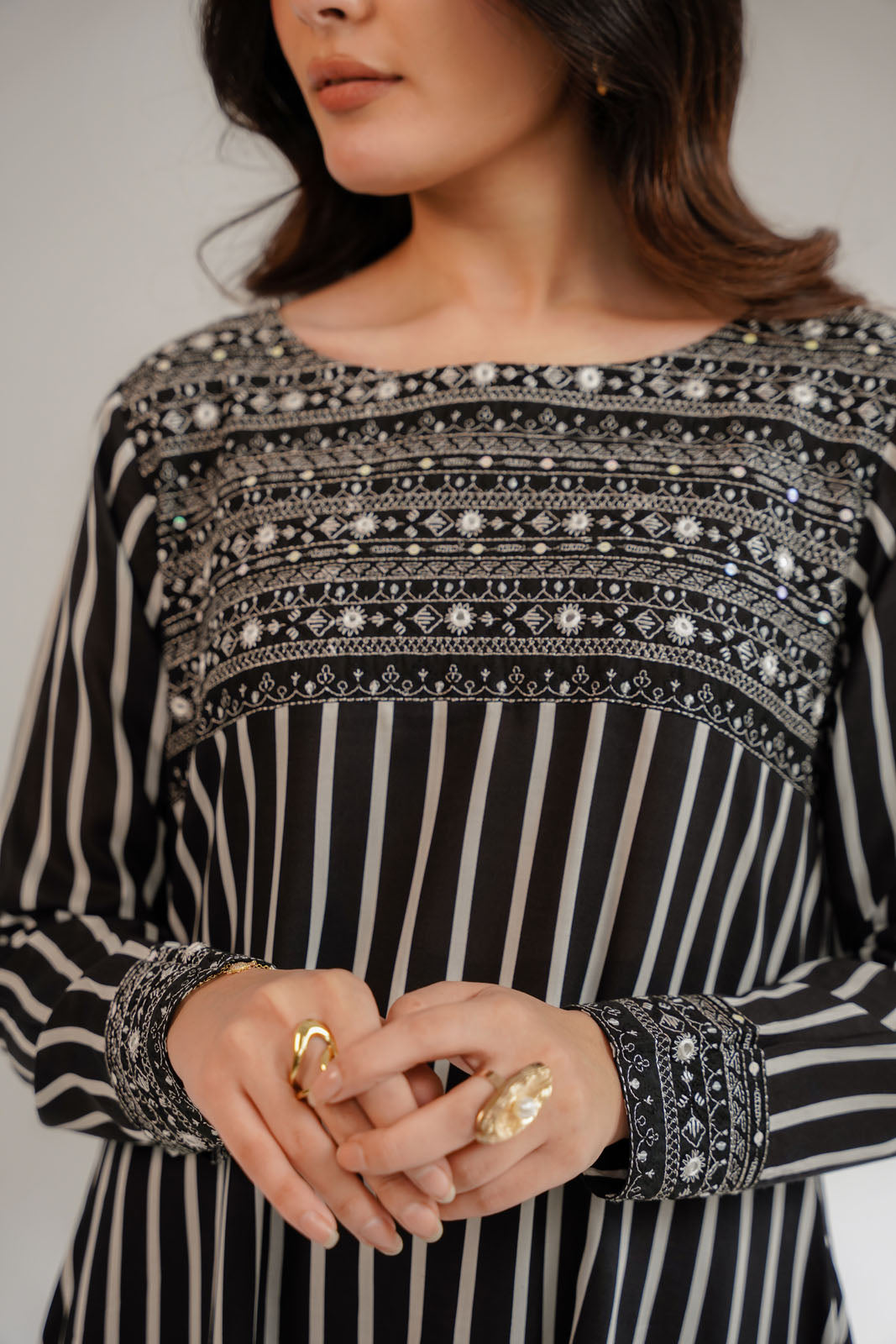 1 Piece Linen Embroidered Shirts (CS0314)