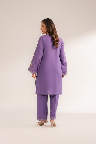 2 Piece Slub Khaddar Embroidered Suit (CS0319)