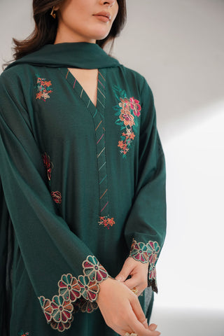 3 Piece Lawn Karandi Embroidered Suit (CS0322)
