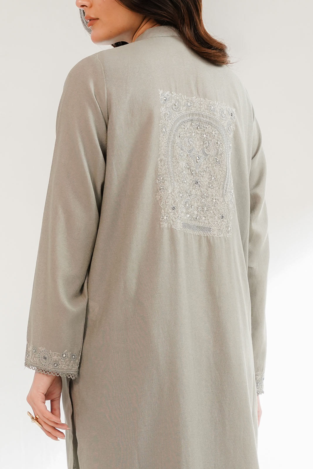 2 Piece Lawn Karandi Embroidered Suit (CS0325)