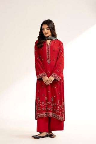 3 Piece Lawn Karandi Embroidered Suit (CS0329)