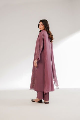 3 Piece Cotton Karandi Embroidered Suit (CS0335)