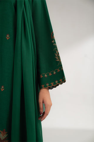 3 Piece Cotton Karandi Embroidered Suit (CS0336)