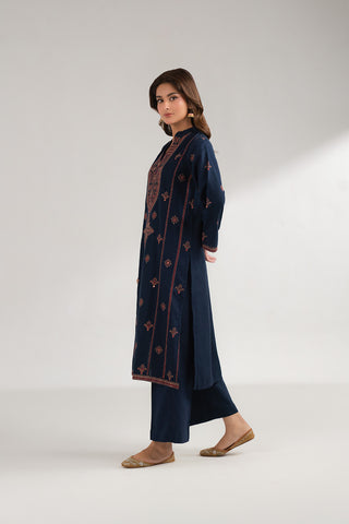 3 Piece Cotton Karandi Embroidered Suit (CS0339)