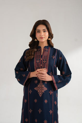 3 Piece Cotton Karandi Embroidered Suit (CS0339)
