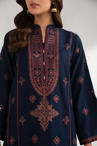 3 Piece Cotton Karandi Embroidered Suit (CS0339)