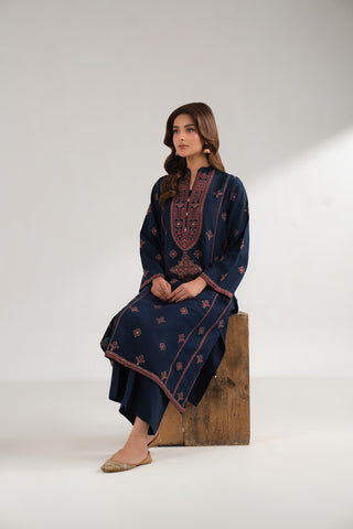 3 Piece Cotton Karandi Embroidered Suit (CS0339)