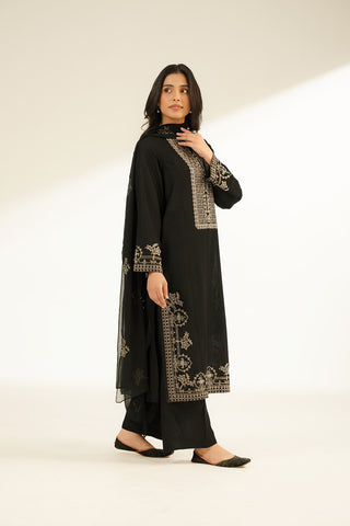 3 Piece Lawn Karandi Embroidered (CS0344)