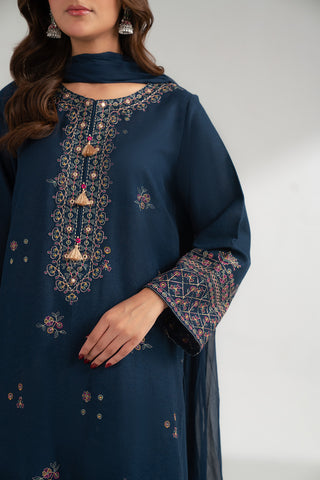 3 Piece Cotton Karandi Embroidered (CS0348)