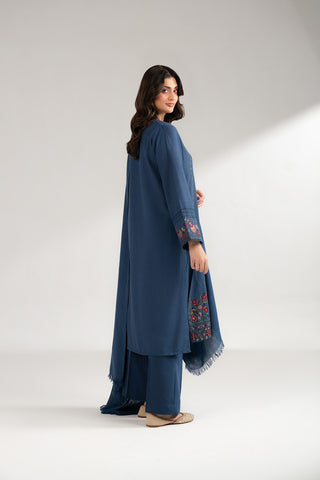 3 Piece Cotton Karandi Embroidered (CS0349)