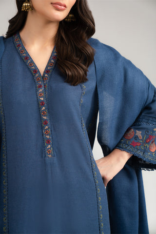 3 Piece Cotton Karandi Embroidered (CS0349)