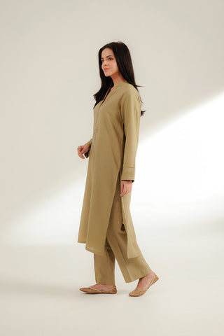 2 Piece Cotton Karandi Embroidered Suit (CS0350)