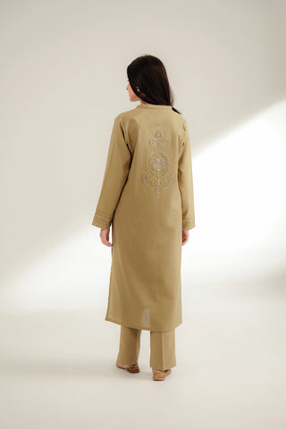 2 Piece Cotton Karandi Embroidered Suit (CS0350)