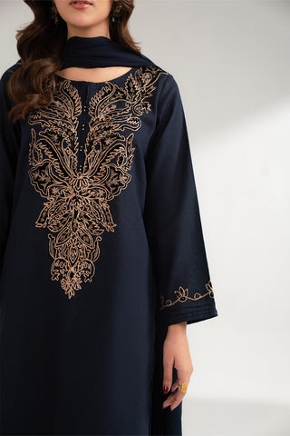 3 Piece Cotton Karandi Embroidered (CS0351)