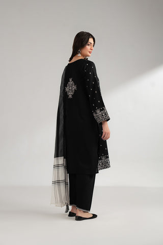 3 Piece Lawn Karandi Embroidered Suit (CS0352)