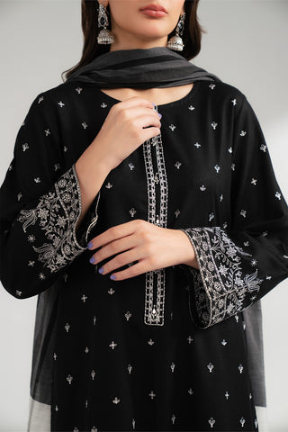 3 Piece Lawn Karandi Embroidered Suit (CS0352)