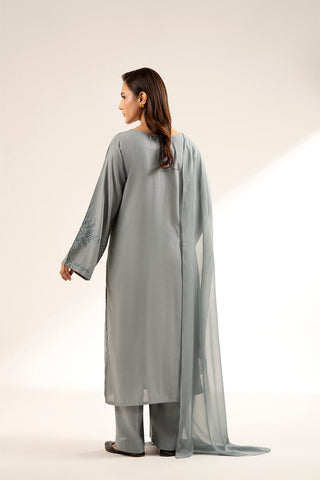 3 Piece Lawn Karandi Embroidered (CS0357)