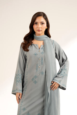 3 Piece Lawn Karandi Embroidered (CS0357)