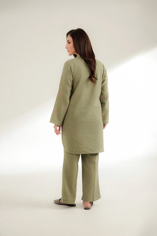 2 Piece Cotton Karandi Embroidered Suit (CS0358)