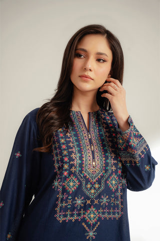 2 Piece Lawn Karandi Embroidered Suit (CS0359)