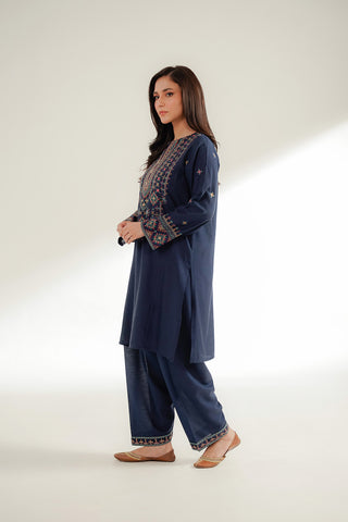 2 Piece Lawn Karandi Embroidered Suit (CS0359)