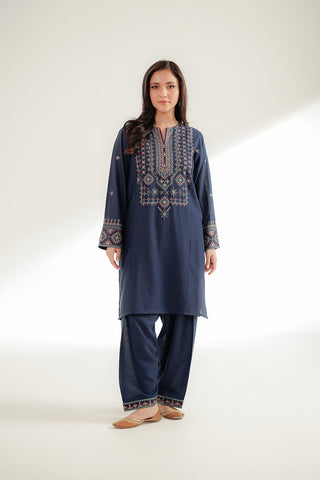 2 Piece Lawn Karandi Embroidered Suit (CS0359)