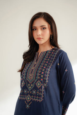 2 Piece Lawn Karandi Embroidered Suit (CS0359)