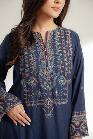 2 Piece Lawn Karandi Embroidered Suit (CS0359)