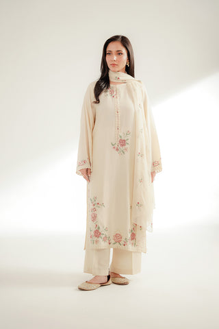 3 Piece Lawn Karandi Embroidered Suit (CS0360)