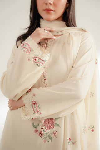 3 Piece Lawn Karandi Embroidered Suit (CS0360)