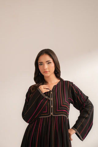 1 Piece Lawn Karandi Embroidered Shirt (CS0372)