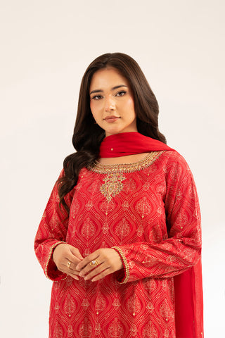 3 Piece Lawn Karandi Embroidered (CS0376)