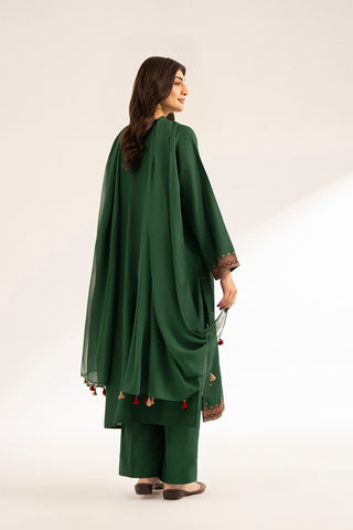 3 Piece Cotton Karandi Embroidered (CS0377)