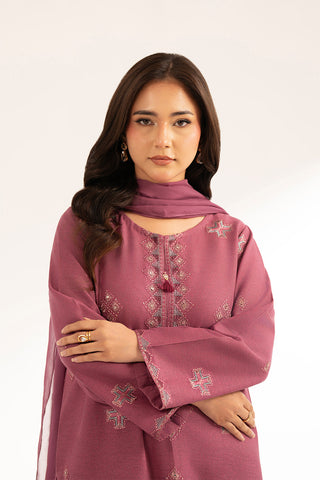 3 Piece Cotton Karandi Embroidered (CS0379)