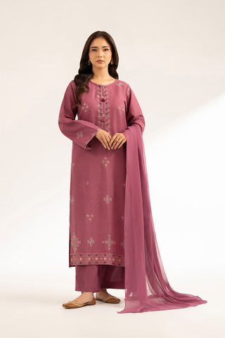 3 Piece Cotton Karandi Embroidered (CS0379)