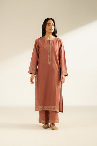 2 Piece Slub Khaddar Embroidered (CS0380)