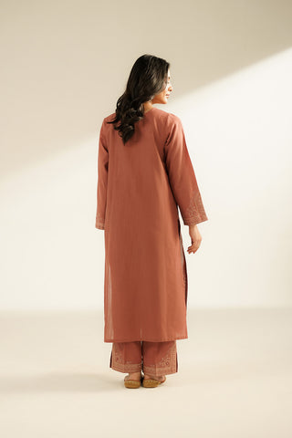 2 Piece Slub Khaddar Embroidered (CS0380)