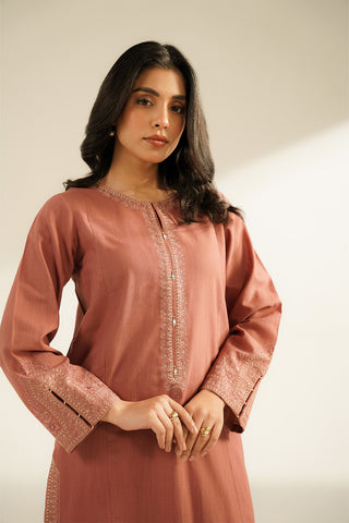 2 Piece Slub Khaddar Embroidered (CS0380)