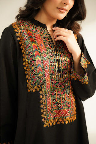 1 Piece Cotton Karandi Embroidered Shirts (CS0381)