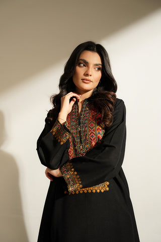 1 Piece Cotton Karandi Embroidered Shirts (CS0381)