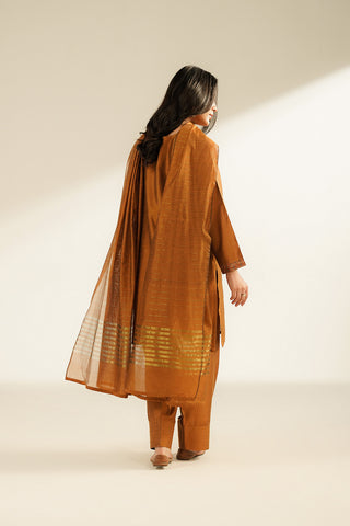 3 Piece Cotton Silk Embroidered (CS0382)