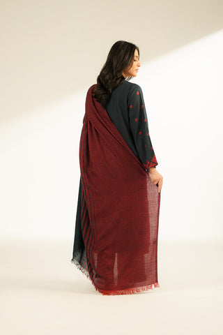 3 Piece Cotton Karandi Embroidered Suit (CS0383)