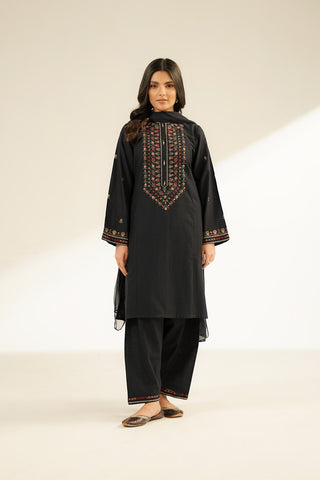 3 Piece Slub Khaddar Embroidered (CS0386)