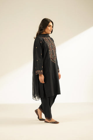 3 Piece Slub Khaddar Embroidered (CS0386)