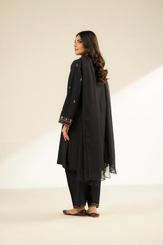 3 Piece Slub Khaddar Embroidered (CS0386)